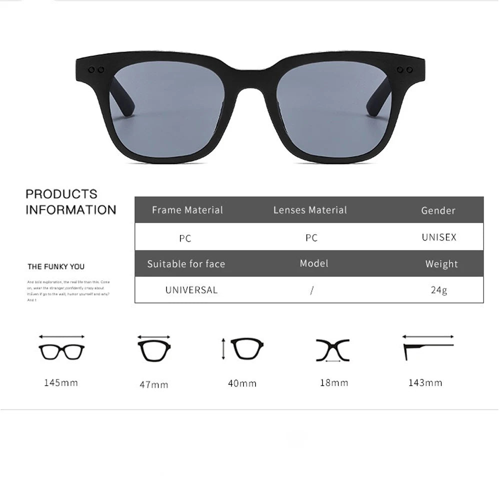 Lot de 9 lunettes de soleil carrées de chez 605 Visions